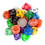 Brybelly 25 Pack of Random D10(00) Polyhedral Dice in Multiple Colors