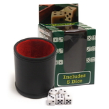 Brybelly Professional Dice Cup with Five Dice