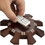 Brybelly Mexican Train Dominoes Wooden Centerpiece