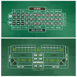 Brybelly Craps and Roulette Table Felt