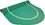 Brybelly Sure Stick Rubber Foam Table Top - Green