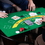 Brybelly Double-Sided Poker Table & Blackjack Casino Felt