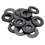 Brybelly Pack of 16 Black Nylon Washers for Standard Foosball Tables
