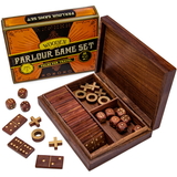 Brybelly 3-in-1 Wooden Parlour Game Set