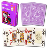 Brybelly Modiano Cristallo Poker Size, 4 PIP Jumbo Purple