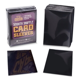 Brybelly Smooth Shuffle Black Card Sleeves, 125-pack