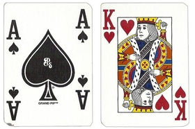 Brybelly Single Deck Used in Casino Playing Cards - Tropicana