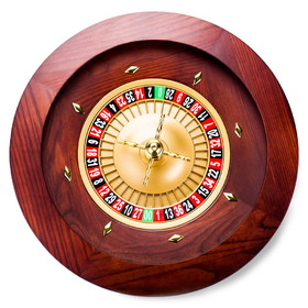 Brybelly 18" Casino Grade Deluxe Wooden Roulette Wheel