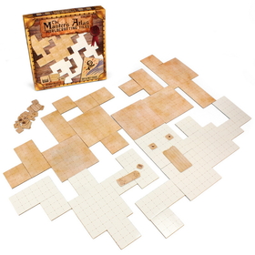 Brybelly The Master's Atlas Worldbuilding Tiles, Blank/Parchment