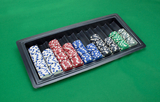 Brybelly 10 Row Plastic Casino Dealer Chip Tray