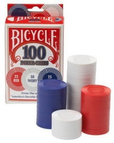 Brybelly Bicycle 2g Poker Chips, 100-pack