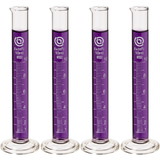 Brybelly Glass Graduated Cylinders 4-pack, 10mL