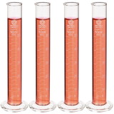 Brybelly Glass Graduated Cylinders 4-pack, 50mL