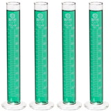 Brybelly Glass Graduated Cylinders 4-pack, 100mL