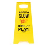 Brybelly Slow Children Playing High-Visibility Floor Stand