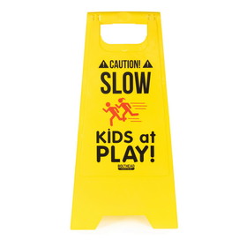 Brybelly Slow Children Playing High-Visibility Floor Stand