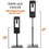 Brybelly IHSD-001 Hand Sanitizer Stand, Black Aluminum