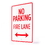 Brybelly No Parking - Fire Lane Sign 18" x 12"