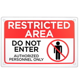 Brybelly Restricted Area - Do Not Enter Sign 18