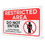 Brybelly Restricted Area - Do Not Enter Sign 18" x 12"