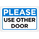 Brybelly Please Use Other Door Sign 18