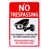 Brybelly No Trespassing Video Surveillance Sign