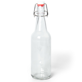 Brybelly 16.9 Oz Clear Glass Bottles