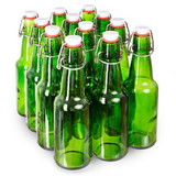 Brybelly KBOT-113 Green Grolsch Bottle, 33 oz, 12-pack