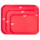 Brybelly 10x14 Cafeteria Tray, Red