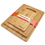 Brybelly Natural Bamboo 3 Piece Cutting Board Set