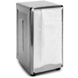 Brybelly Spring-Load Stainless Steel Tall-Fold Napkin Dispenser