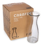 Brybelly 17 oz. (500mL) Glass Beverage Carafe, 4-pack