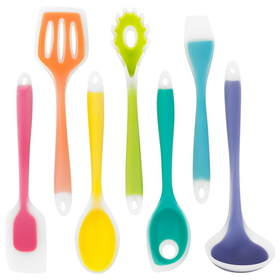 Brybelly 7 Piece Silicone Utensil Set