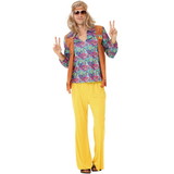 Brybelly MCOS-104 Groovy Hippie Adult Costume