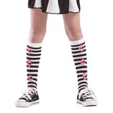 Brybelly MCOS-204 Children's Under Knee Striped Costume Tights