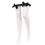Brybelly White with Black Bows Thigh High Costume Tights