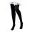Brybelly Black with White Ruffle Thigh High Costume Tights