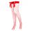 Brybelly Red Fishnet Thigh High Costume Tights
