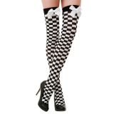 Brybelly Checkered Thigh High Costume Tights