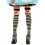 Brybelly Striped Heart Thigh High Costume Tights