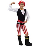 Brybelly MCOS-413 Children's Pirate Girl Costume