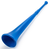 Brybelly Blue 26in Plastic Vuvuzela Stadium Horn, Collapses to 14in