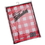 Brybelly Red and White Vinyl Table Cloth with Flannel Backing