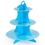 Brybelly Blue Polka Dot 3 Tier Cupcake Stand, 14in Tall by 12in Wide