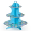 Brybelly Blue 3 Tier Cupcake Stand, 14in Tall by 12in Wide