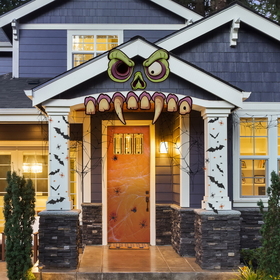 Brybelly Mad Monster Face Outdoor House Decor
