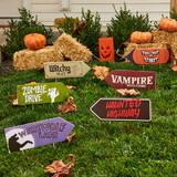 Brybelly Halloween Direction Signs