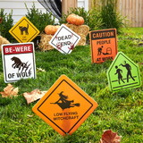 Brybelly Halloween Road Signs