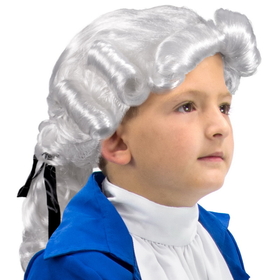 Brybelly Colonial Powdered Wig, Child Size