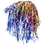 Brybelly Tinsel Wigs 6-pack, Rainbow